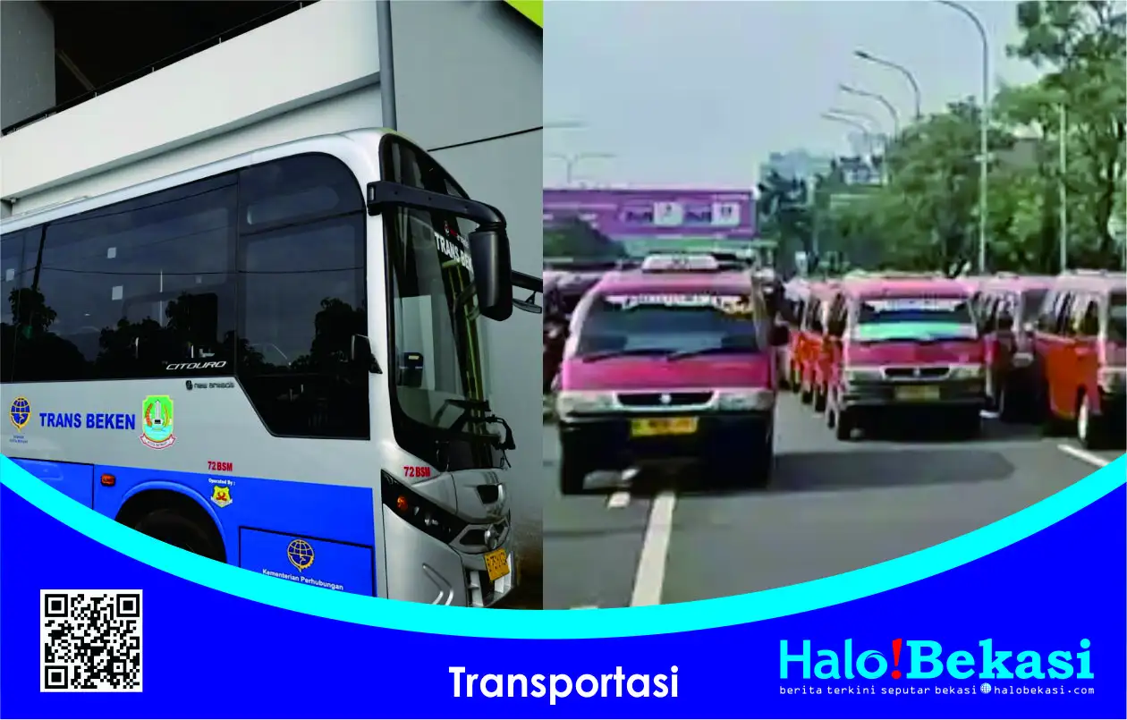 Diwarnai Bentrokan, Ratusan Supir Angkot Bekasi Gelar Unjuk Rasa Tolak Pengoperasian Bus Trans Beken